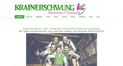 Desktop Screenshot of krainerschwung.com